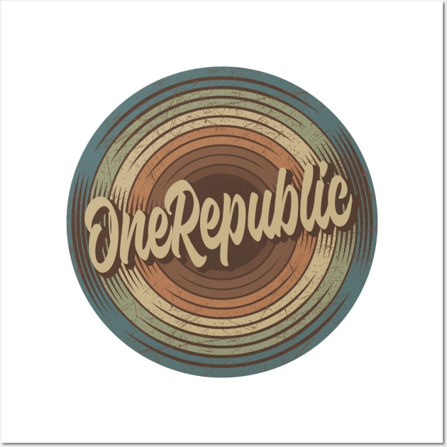 OneRepublic Vintage Vinyl Wall Art by musiconspiracy